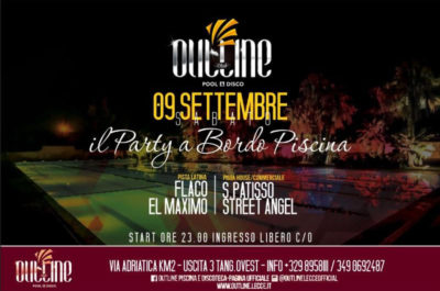 Torna il sabato dell'Outline, il poolparty più atteso della movida leccese - Corriere Salentino