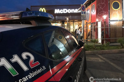 Rapina e inseguimento: terrore e paura nel McDonald's, banditi in fuga - Corriere Salentino