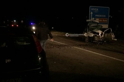 Schianto frontale sulla 274 dopo il sorpasso, tre giovani in ospedale: in Rianimazione una 19enne - Corriere Salentino
