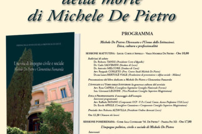 Cursi, sabato 7 ottobre ricorre il 50° Anniversario della morte di Michele De Pietro - Corriere Salentino
