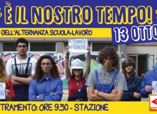 Protesta su alternanza scuola-lavoro, la Flc Cgil affianco agli studenti