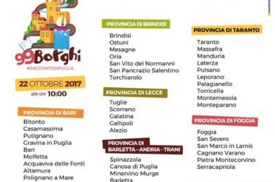 Ritorna anche nel Salento "99 Borghi - #raccontodiPuglia” - Corriere Salentino