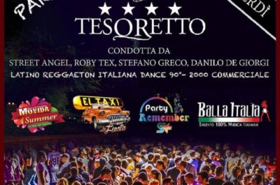 Al Tesoretto si balla con la dance commerciale anni 90 e i ritmi latini - Corriere Salentino