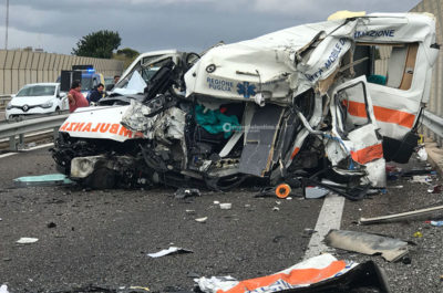 Schianto mortale contro l'ambulanza, indagato per omicidio stradale il conducente dell'autocarro - Corriere Salentino