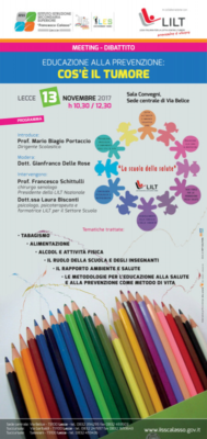 Prevenzione e tumori: domani la Lilt al Calasso a Lecce - Corriere Salentino