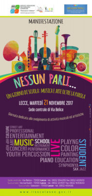 Il “Calasso” aderisce al progetto “Nessun parli” un giorno di scuola: musica e arte oltre la parola - Corriere Salentino