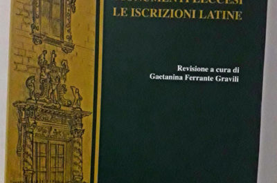 Parole e libri: "Monumenti leccesi. Le iscrizioni latine" di Mario De Marco - Corriere Salentino
