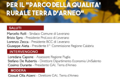 "Novello in festa", con un convegno del Gal Terra d'Arneo prende il via la festa del vino a Leverano - Corriere Salentino