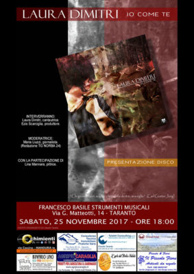 "Io come te", il nuovo album discografico di Laura Dimitri - Corriere Salentino