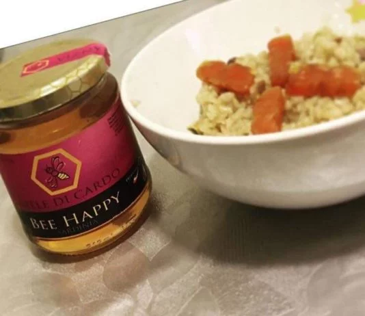 Food blogger in vetrina: Riso alla bottarga e pistacchi con miele di cardo di “A pranzo con Enricotta”