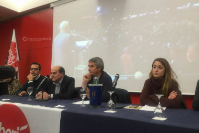 Bersani a Bari ironizza su Emiliano: "Ha le sue particolari coerenze". Rapporti col Pd: "Dialogo dopo le elezioni, se cambia linea" - Corriere Salentino