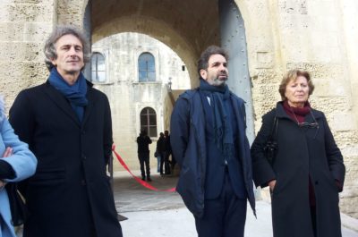 Tagliato il nastro alla Porta Falsa del Castello Carlo V su Piazza Libertini - Corriere Salentino