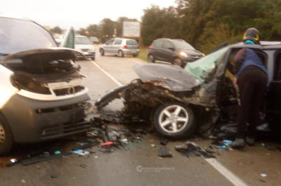 Schianto frontale sulla Surbo - Trepuzzi, due feriti in ospedale con "codice rosso": grave 37enne - Corriere Salentino