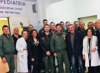 I piloti del 61° Stormo incontrano i piccoli pazienti in “Vito Fazzi” di Lecce