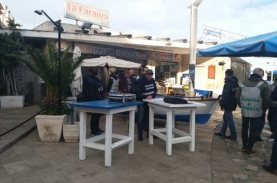 Sigilli al mercato del pesce di Gallipoli, operazione congiunta di tutte le forze dell'ordine - Corriere Salentino