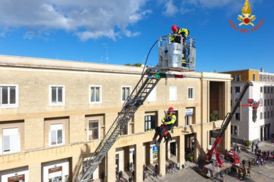 Lecce: celebrata Santa Barbara, protettrice dei Vigili del Fuoco - Corriere Salentino
