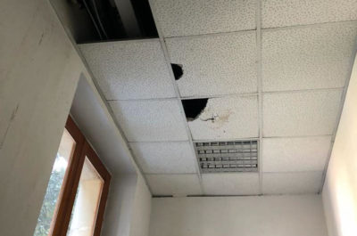 Collegio Fiorini, cede il controsoffitto. Matematici in rivolta - Corriere Salentino