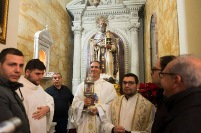 Focara di Novoli, l'intronizzazione dà il via ai riti religiosi - Corriere Salentino