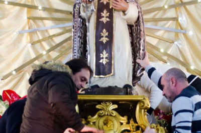 Focara di Novoli, l'intronizzazione dà il via ai riti religiosi - Corriere Salentino
