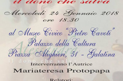 L’opera "Alessandra - il dono che salva" al Palazzo della Cultura di Galatina - Corriere Salentino