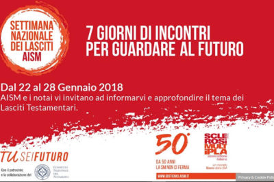 “Tu sei futuro”, Aism lancia una nuova campagna sui lasciti testamentari. Sabato 27 gennaio al Convitto Palmieri - Corriere Salentino