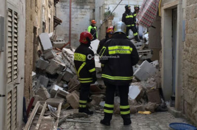 Il boato dopo la fuga di gas, poi il crollo: due feriti, grave un 50enne - Corriere Salentino