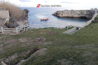 Rischio frana per la parte di costa che dà l'accesso al mare, sigilli ad un lido - Corriere Salentino