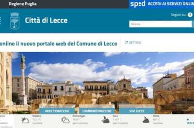Un nuovo Portale web per il Comune di Lecce - Corriere Salentino