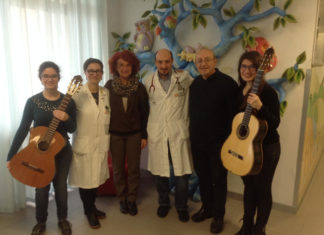 Con Tria Corda il Carnevale arriva in Pediatria