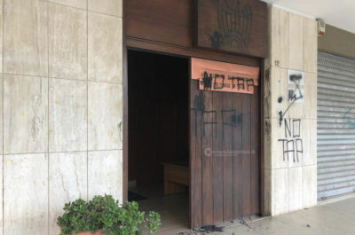 "No Tap", raid vandalico contro la sede di Confindustria Lecce. Indaga la Digos - Corriere Salentino
