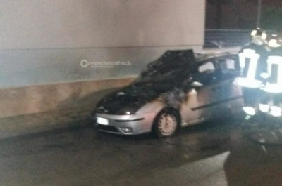 Alle fiamme l'auto del comandante della Polizia Municipale, misterioso rogo ad Arnesano - Corriere Salentino