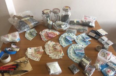 Droga di ogni tipo nascosta in casa e sul posto di lavoro: in carcere 41enne - Corriere Salentino