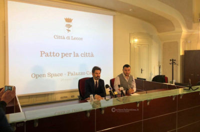 I consiglieri di Grande Lecce firmano il Patto per la Città, manca Russi. Finamore, Calò e Gigante si impegnano a tenere in piedi Salvemini fino al 2020 - Corriere Salentino