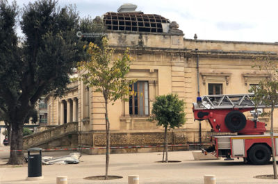 Danni da maltempo, il vento divelle la cupola del Monumento ai Caduti - Corriere Salentino