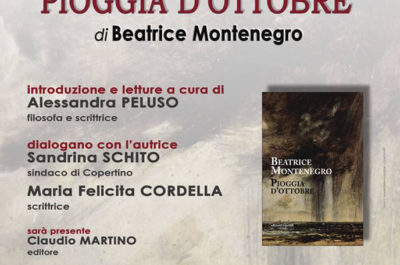 "Pioggia d'ottobre", la Cantina Cupertinum ospita Beatrice Montenegro - Corriere Salentino