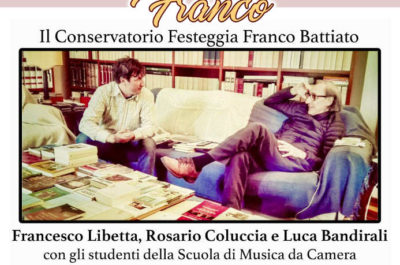 "Happy Birthday Franco", il Conservatorio Tito Schipa di Lecce festeggia Franco Battiato - Corriere Salentino