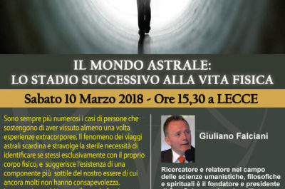 "Il mondo astrale, lo stadio successivo alla vita fisica", a Palazzo Turrisi conferenza di Giuliano Falciani - Corriere Salentino