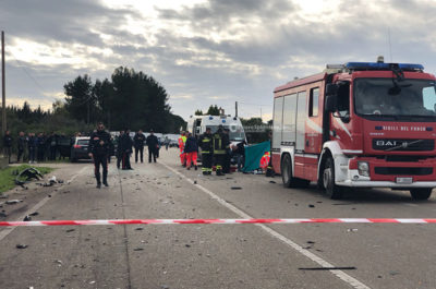 Malore alla guida, poi lo schianto contro un furgone: muore 34enne, ferita la moglie - Corriere Salentino