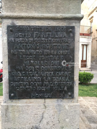 Alla scoperta del Salento: la statua di Fanfulla, che fu eroe e condottiero - Corriere Salentino