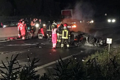 Ex sindaco muore tra le fiamme dopo lo schianto sulla superstrada, arrestato un 40enne di Copertino - Corriere Salentino