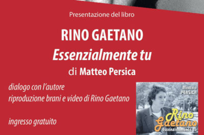 “Rino Gaetano. Essenzialmente tu”, a Squinzano la presentazione del libro di Matteo Persica - Corriere Salentino