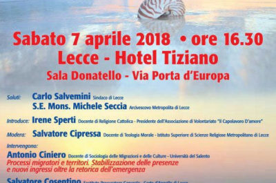 “Popoli in cammino. Immigrazione: emergenza o opportunità?”, se ne discute al Tiziano di Lecce - Corriere Salentino