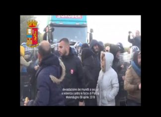 La polizia smentisce i No Tap: “Il manifestante è caduto durante la carica di alleggerimento. Ferito un carabiniere”