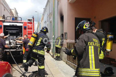 Accendono il deumidificatore per asciugare le pareti appena pitturate e si scatenano le fiamme - Corriere Salentino