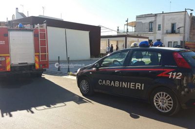 Fuoco e fiamme nel bar nel pieno centro del paese: misterioso incendio nel basso Salento - Corriere Salentino