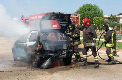 Scuola evacuata e auto incendiata ma è un'esercitazione, la sicurezza insegnata ai ragazzi - Corriere Salentino