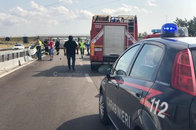 Terribile incidente sulla statale 101, sei feriti - Corriere Salentino