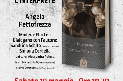 "L'interprete", l'Enoteca Conti Zecca presenta il romanzo di Angelo Pettofrezza - Corriere Salentino