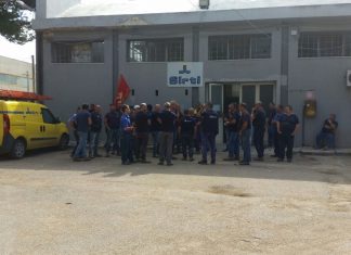 Sciopero alla Sirti di Nardò: oggi presidio e assemblea davanti ai cancelli