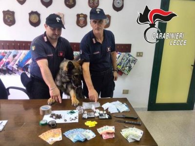 Marjiuana, hashish, cocaina e persino la "droga dello stupro", due arresti a Campi Salentina - Corriere Salentino
